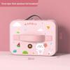 316 Stainless Steel Insulated Bento Lunch Box for First-Grade Girls, Four Compartments, Perfect for School.