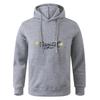 Long Sleeve Autumn Teens Black Gray Hooded Sweatshirt Hoodie Sportswear