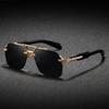 Luxury Brand Classic Square Rimless Sunglasses Men Women Retro Vintage Punk Sun Glasses Oversized Shades Metal Frame Eyewear