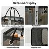 1PC Cesto da bagno di grande capacità Rete drenante Borsa da bagno Portatile a mano Borsa da toilette da viaggio Cesto portaoggetti per bucato sporco
