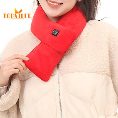 Winter Heating Scarf,USB Rechargeable,Thicken Heat Retention,Three Gear Adjustment,Wireless Cordless Neck Wrap,Unisex Electric Scarf Warmer