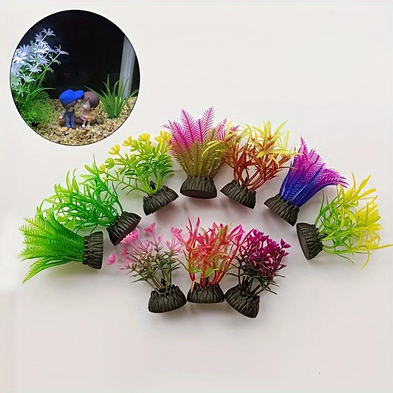 

Assorted Fake Seaweed Water Plants (10Pcs) - Fish Tank Decoration Essentials 10pcs