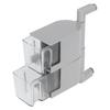 NoPunching WallMounted Seasoning Box Rotatable 2Layer Drawer Type Box for Kitchen(Gray )