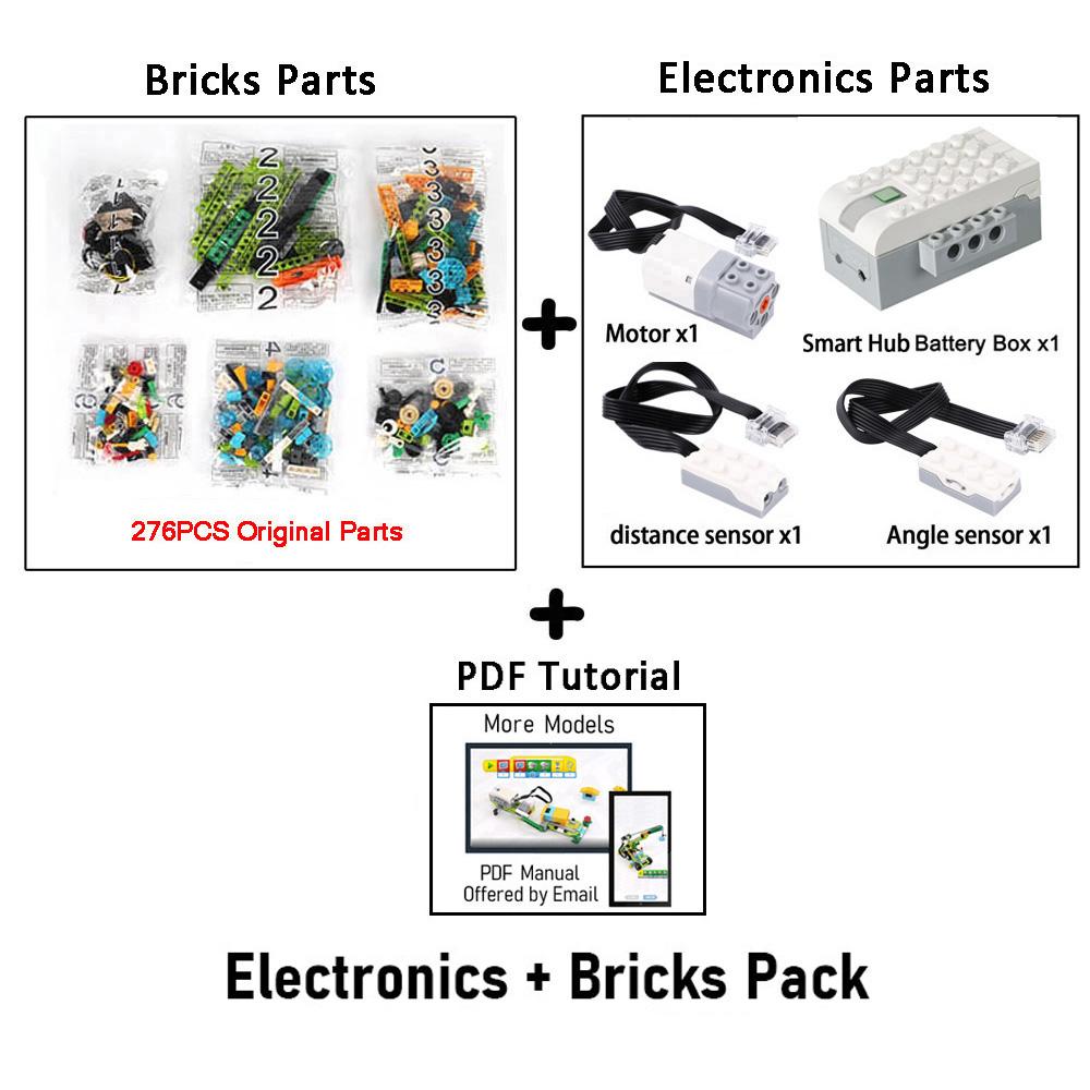 

НОВЫЕ высокотехнологичные детали WeDoing Robotics Construction Базовый набор строительных блоков, совместимых с We-Do 3.0, образовательный DIY Hub Set and Bricks