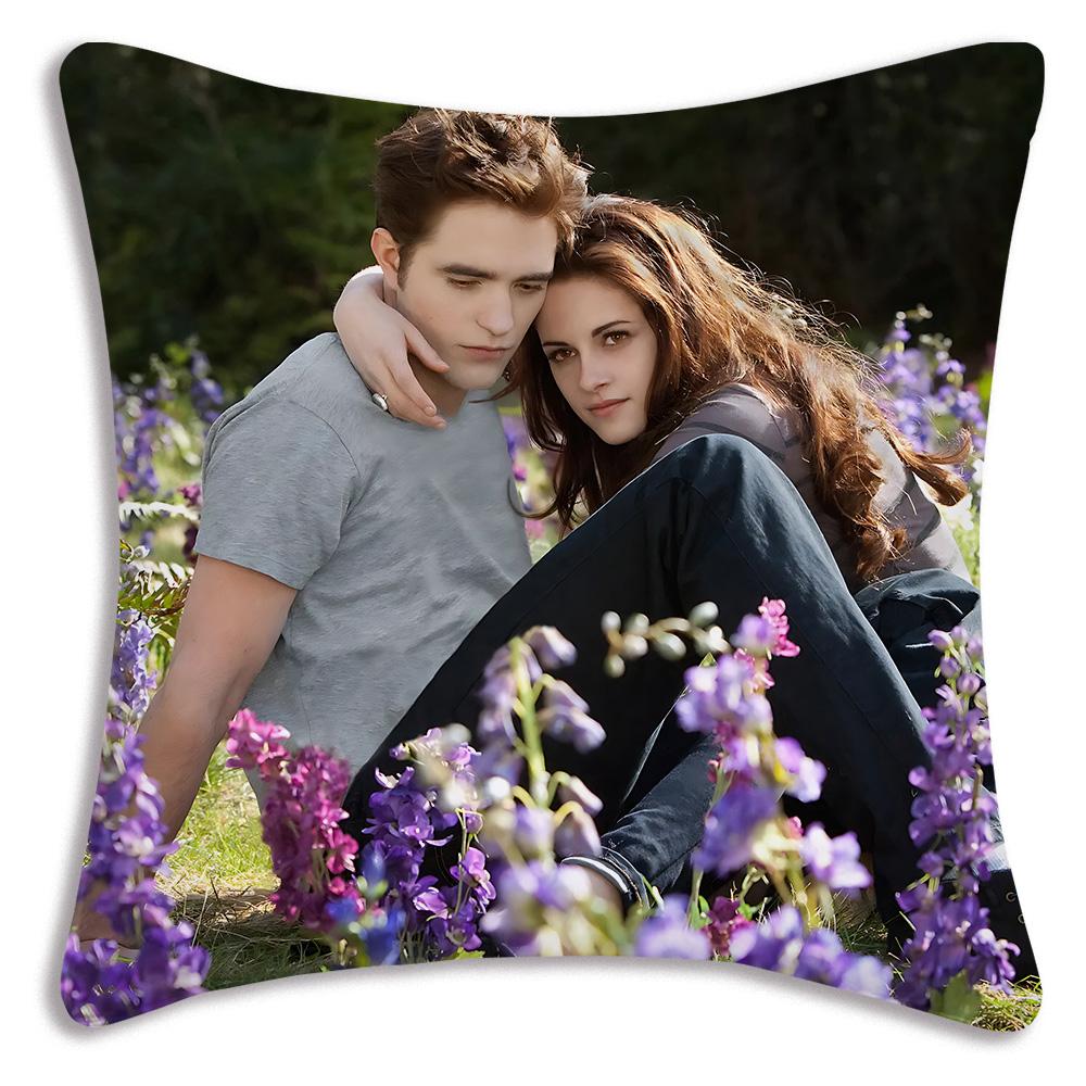 Classic Movie For Twilights Pillow Covers Cartoon Sofa Decorative Home Double-sided Printing Short Plush Cute Cushion Cover