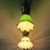 compact ceiling light with E26 LED glass retro easy installation with suitable for living kitchen construction bulb not Stylish, base, compatible,