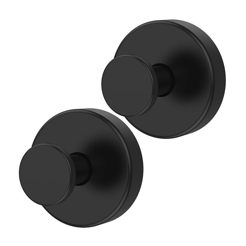 1/2/4PCS Heavy Duty Vacuum Suction Hooks No Drill Seamless Stainless Steel for Entryway Door Coat Hat Key Hanging