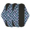 5pcs Washable Reusable Sanitary Pad Women Travel Portable Soft Brthable Printed Elegant Menstrual Pad