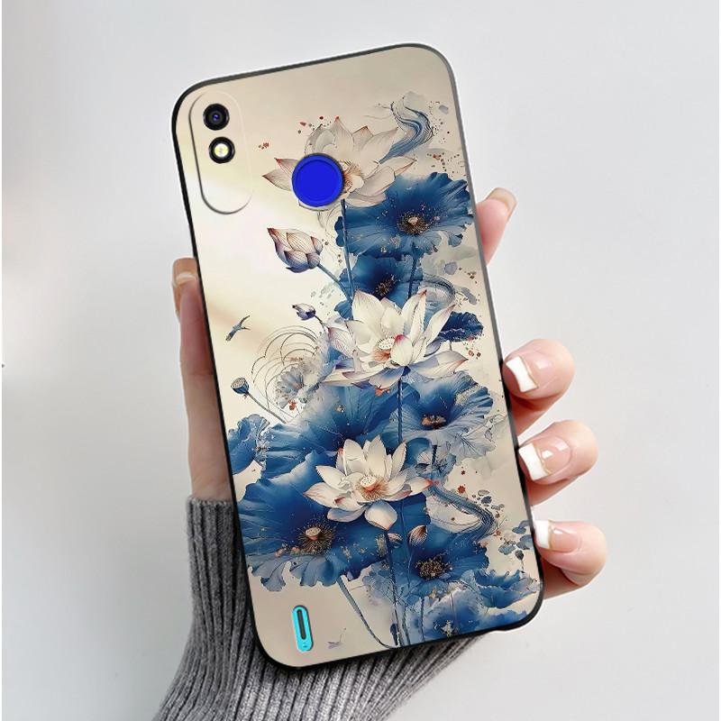 For Tecno Pop 3 Plus Spark 4 Lite Casing Luxury Cute Cool Boys Girls Black Matte Soft silicone Shockproof Back Phone Cover Case