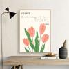 Flower Market Tulip Posters Danish Pastel Canvas Painting Minimalist Living Room Aesthetics Wall Art Picture for Home Decor