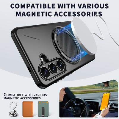 Invisible Bracket Shockproof Hard Case for Samsung Galaxy A17 5G A55 A35 A16 A36 A56 A26 A14