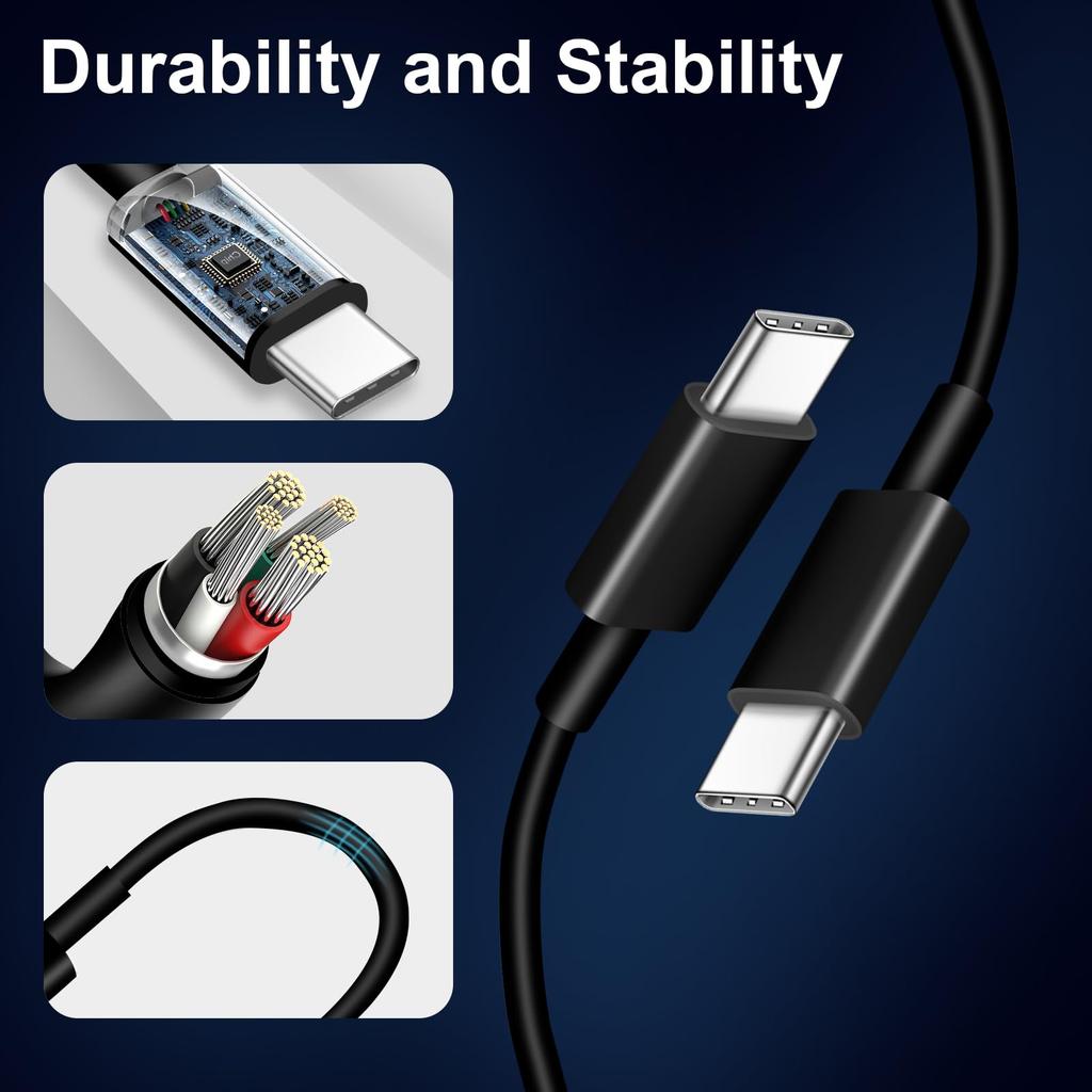 43W Fast Car Charger for iPhone 16 15 Pro Max, MFi Certified PD USB-C & QC 3.0 Adapter with 3.3FT USB C Cable