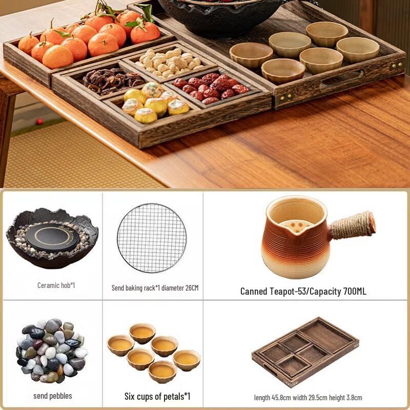Electric Ceramic Tea Stove & Tea Set