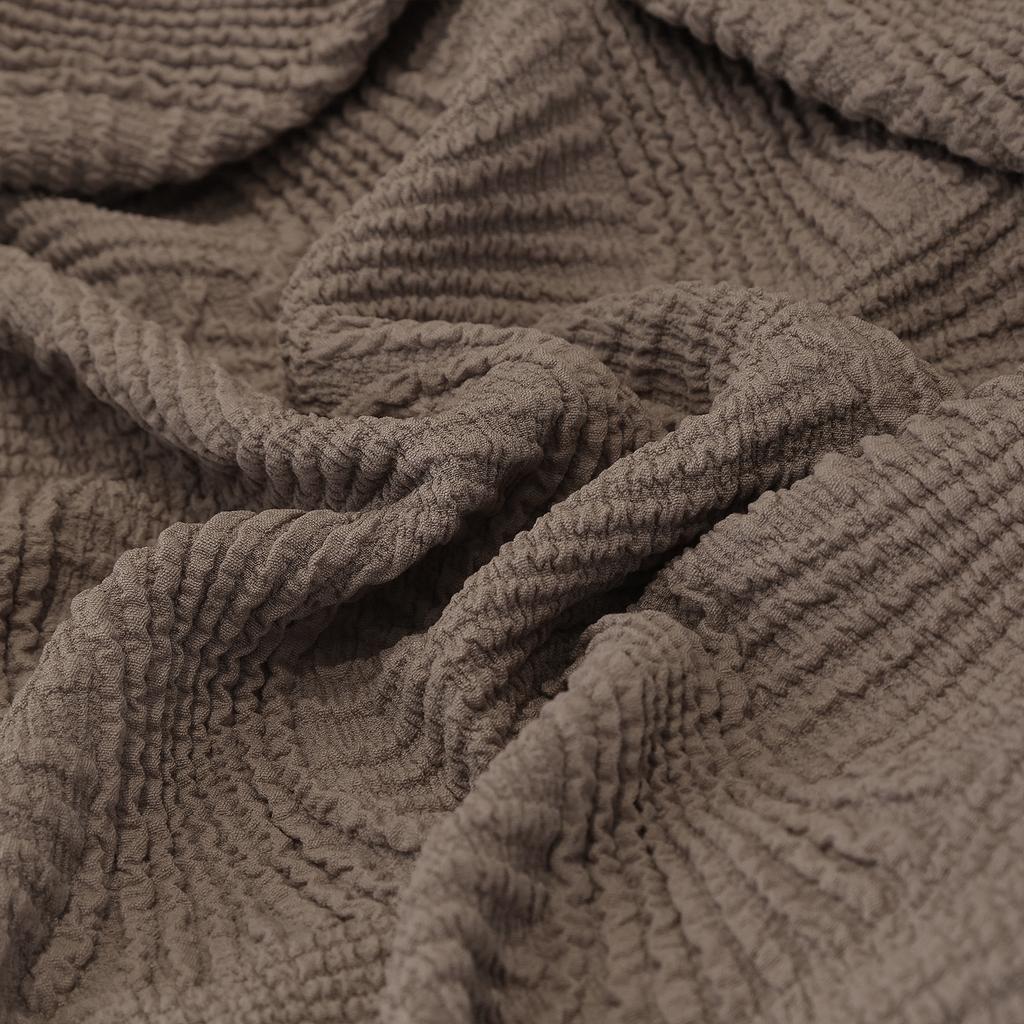 Elegant Jacquard Pleated Sofa Cover with Skirt Stretchable Non-Slip Fit for 1/2/3/4 Seater Couches Living Room Hotel Decor