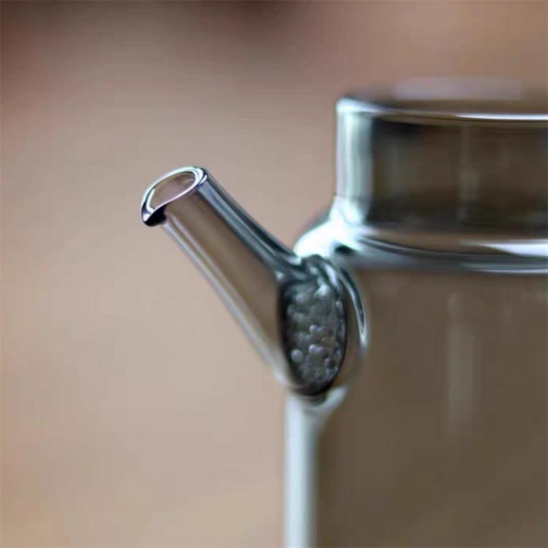 100ml Small Capacity Glass Teapot Brew Green Tea Tea Maker Household Heat-resistant One Tea Pot One Cup Kungfu Tea Set Teaware