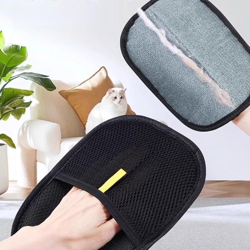 Mănuși de Îndepărtare Statică a Părului pentru Animale de Companie Perie Bidirecțională Portabilă Lavabilă Mănuși de Curățare a Părului de pe Haine Produse de Curățare pentru Animale de Companie Accesorii pentru Animale de Companie