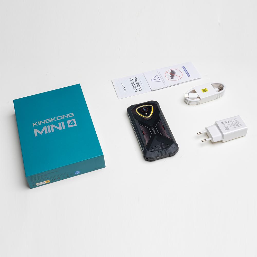 Cubot KingKong Mini 4 Android 15 Mini Smartphone, 4.7-Inch Mini Screen, 90Hz, 4700mAh, 6GB/8GB RAM+128GB/256GB ROM, Mini Phone, NFC