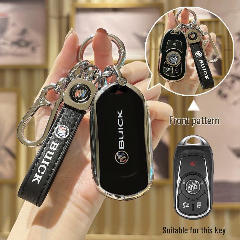 High-End Key Case for Buick: GL8, Envision S, LaCrosse ES, Landzun, Verano Plus, Regal - Women's Edition.