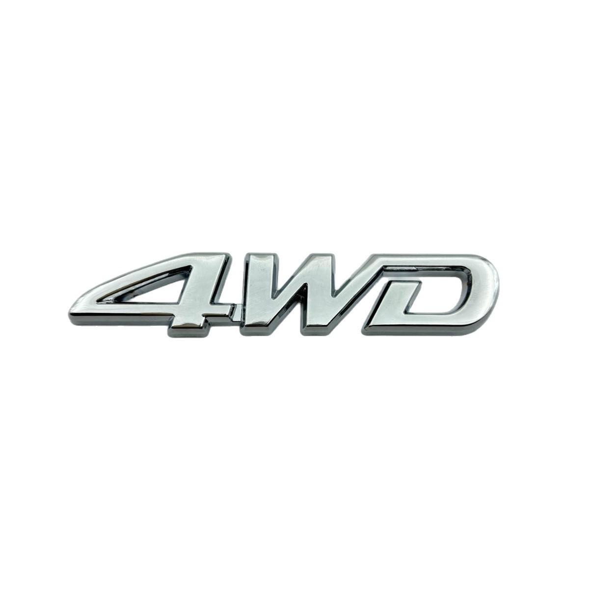 RAV4 4WD Декоративная наклейка на заднюю часть и кузов Эмблема для Toyota Модернизация серебряный