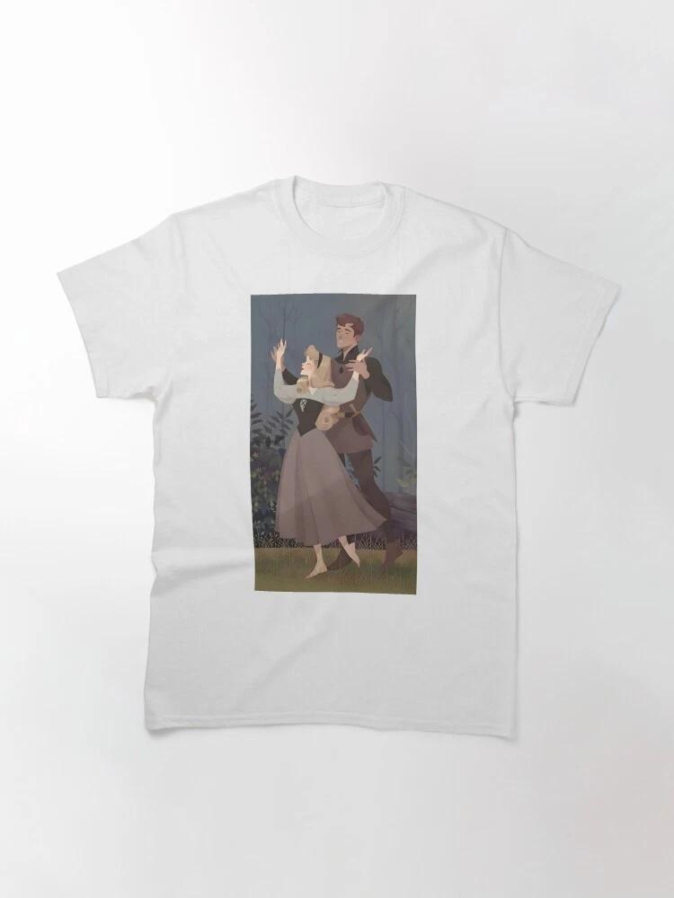 Sleeping Beauty And Prince Classic TShirt Unisex Style S