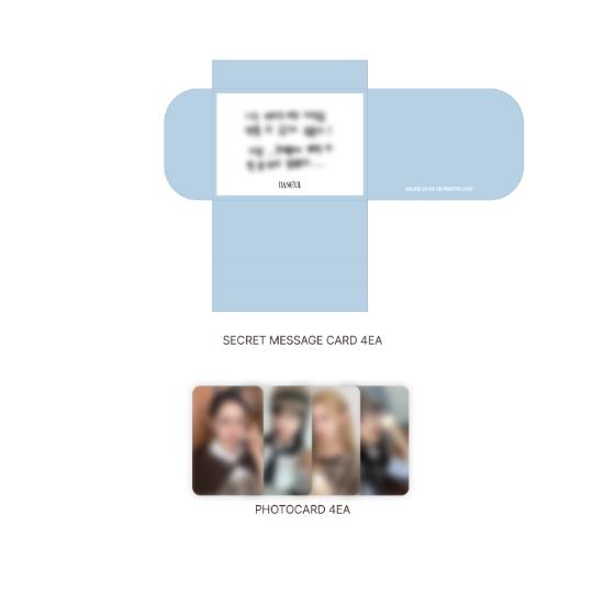 Pre-order 2026 KISS OF LIFE ASIA Fanmeeting Tour DEJA VU in SEOUL Secret Message Card Set