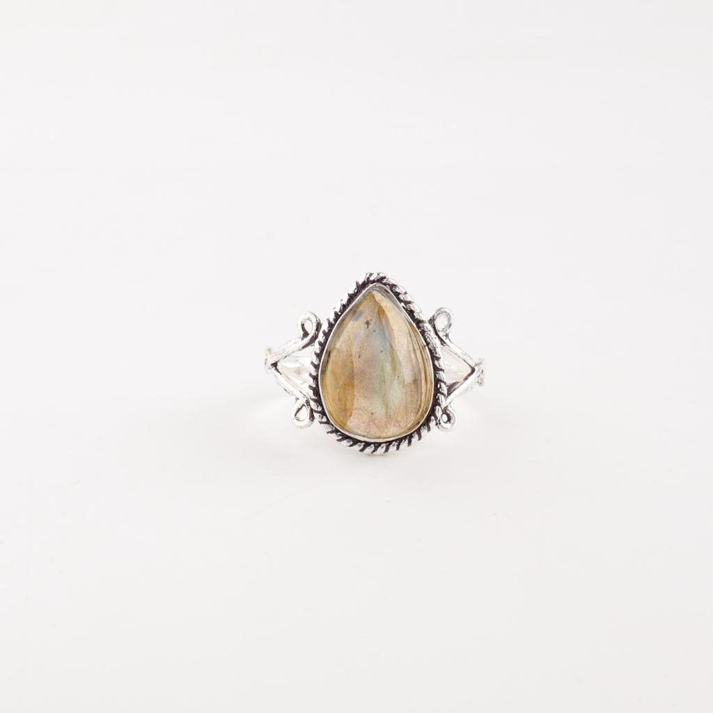 Labradorite Gemstone 925 Sterling Silver Jewelry Handmade Designer Ring For Gift RR-57-34