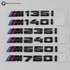 -3D ABS Black Logo M 135i 140i 235i 240i 550i 760i Emblem Badge Car Rear Trunk Sticker For BMW F20 F40 F22 F44 G30 Accessories