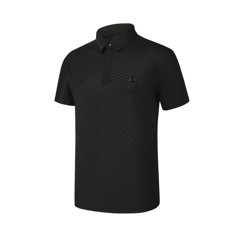 

New FILA Polo Shirts Men s Pitch Black A11M435115FBK 170/92A/M
