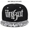 Baseball Cap Threedimensional Embroidered Hiphop Hat Flat Brim Fashionable Hat