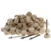New Practical 10pcs 13mm Wool Felt Polishing Buffing Round Wheel With 2 Shanks For Dremel Household Parts Tools Accessories