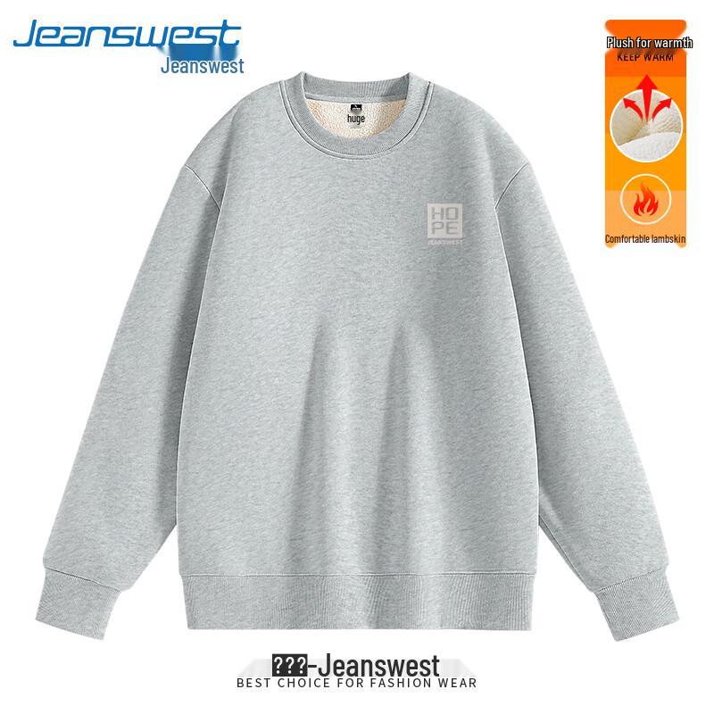 

Jeanswest Unisex Fleece Lined Round Neck Sweatshirt M