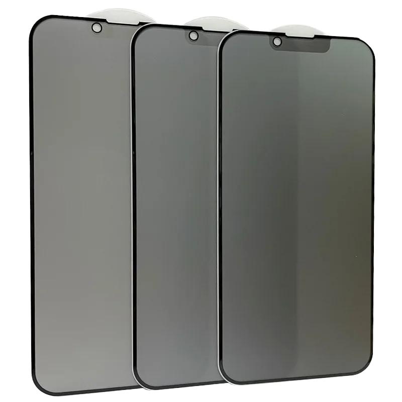9H Privacy Tempered Glass Screen Protector 2 Pack for iPhone 14 15 16 17 Pro Max Anti-Spy Waterproof Screen Film for iPhone 13