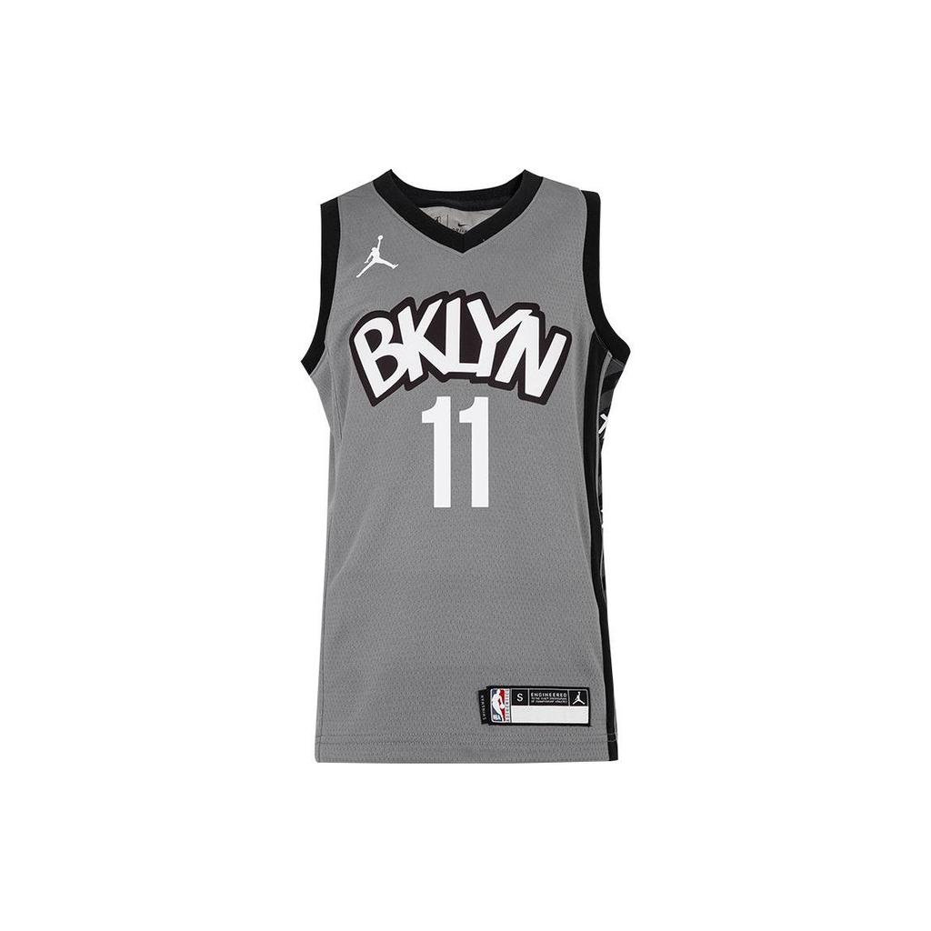 Nike Brooklyn Nets 11 Jersey Training Set Kids Sportswear Gray 3Y2B7BXAP-NYNKI