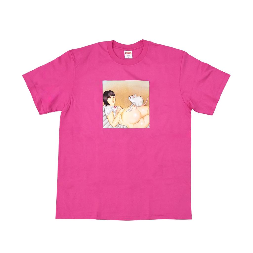 Supreme Mouse Tee Fuchsia