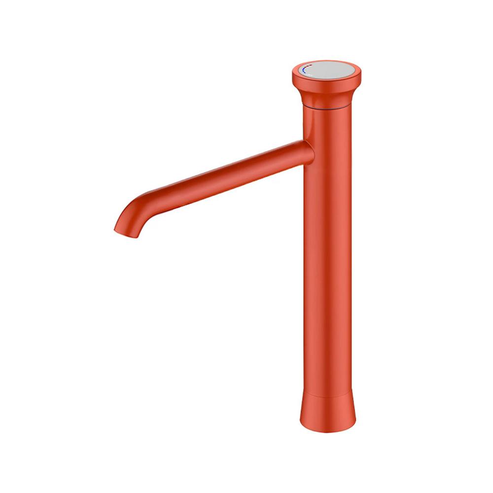 

Red Bathroom Faucet Unique Design Pink Basin Faucet Blue Sink Tap Hot & Cold Deck Mounted Lavatory Faucet Crane Water Tap