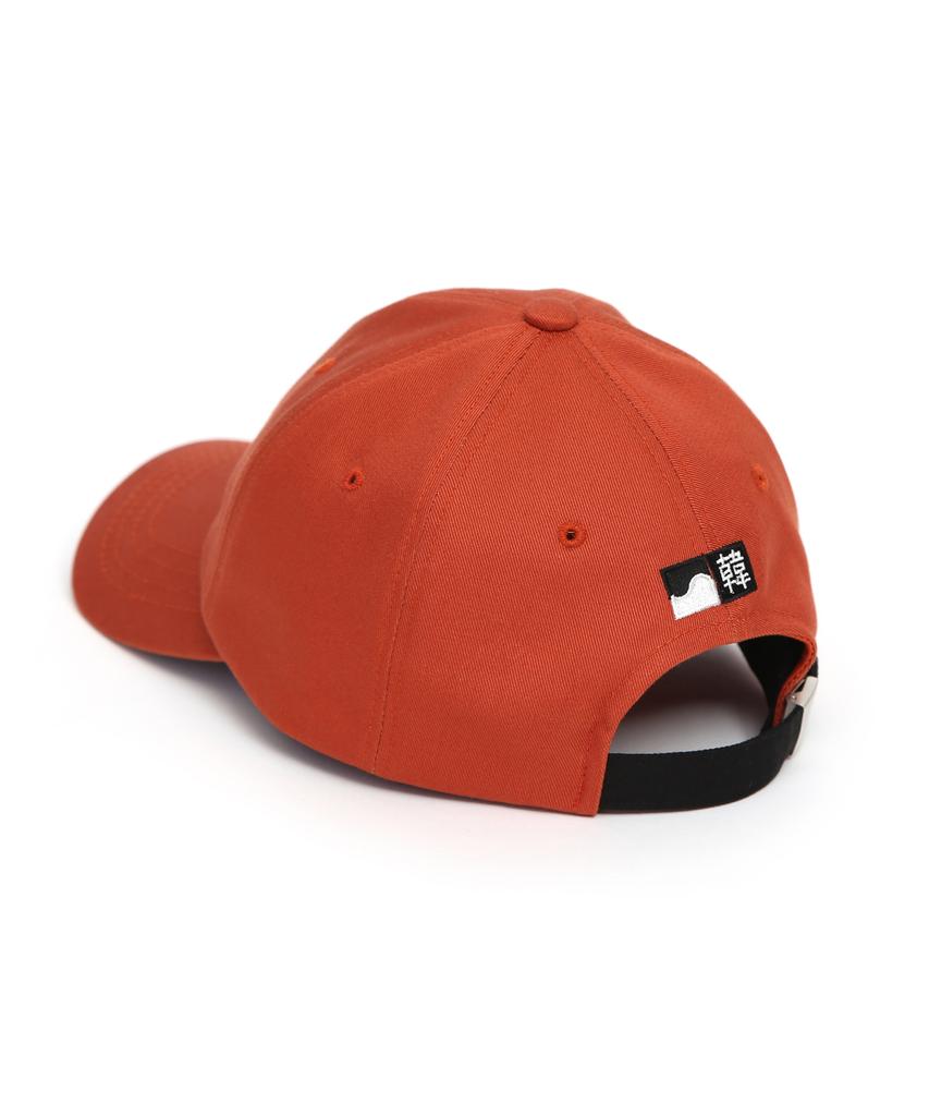 Eondeokeonteulol Cotton Logo Ball Cap Wave Logo / Authentic B B / Orange