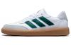 COURTBLOCK Comfortable Abrasion Resistant Breathable Low Top Tennis Shoes Men's White Green IF6505