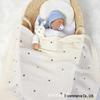 Hot-Selling Cotton Crochet Baby Swaddle & Stroller Blanket for Spring/Summer