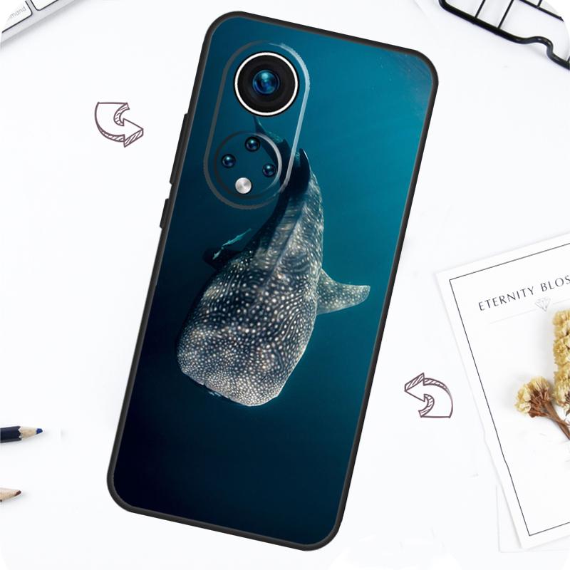 Ocean Whale Shark Animal Case For Honor Magic 7 5 6 Pro Honor 200 Pro X9b X9a X8b X8a X8 X9 X9c 50 70 90 Lite Cover