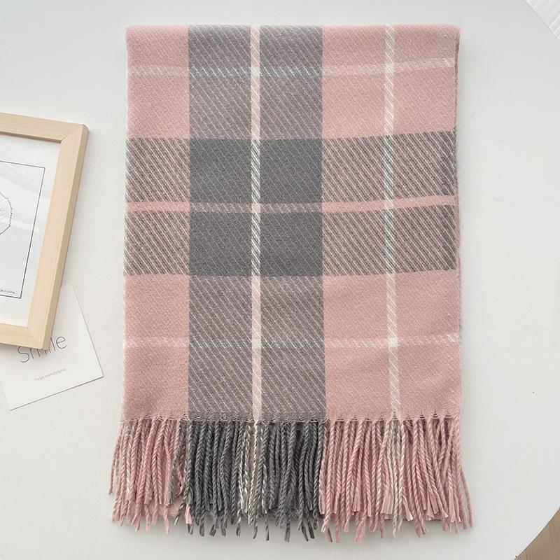 Imitation Cashmere Autumn and Winter Korean Thermal Scarf Student Atmosphere Versatile Shawl New Women's Ins Style Scarf