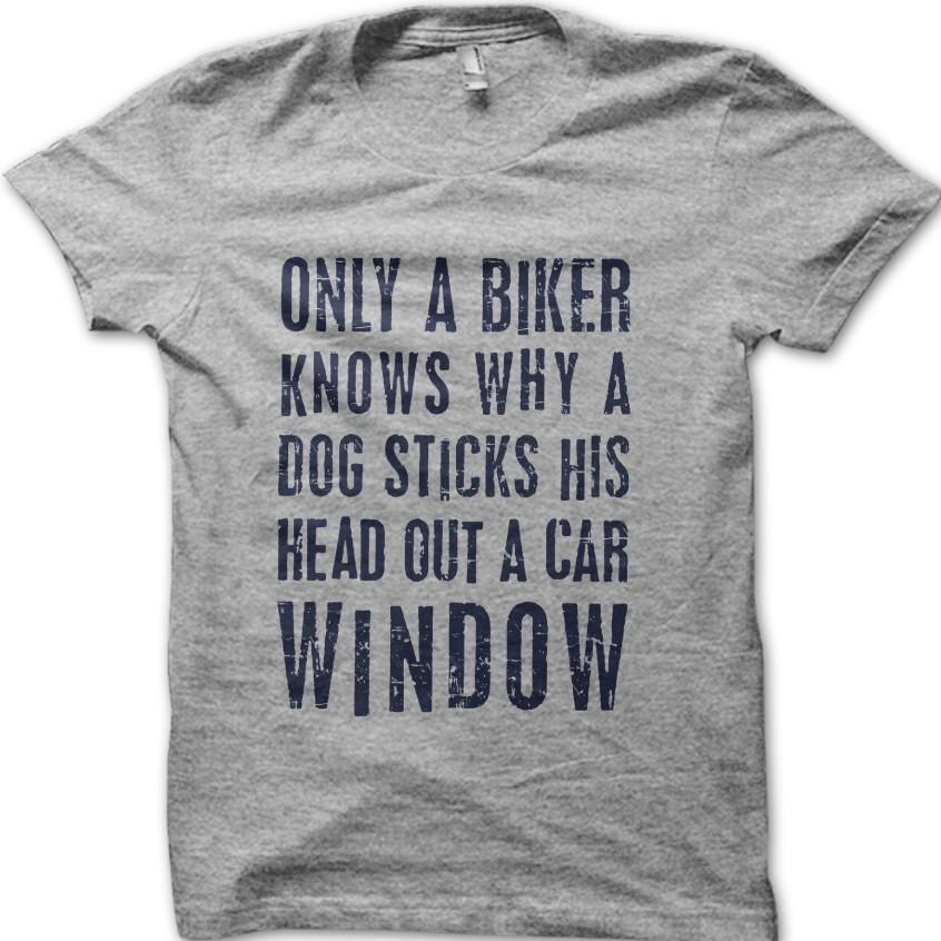 

Biker Dog Motorcycle Classic Biker T-Shirt, Motorcycle Tee, Riding Humour 4XL