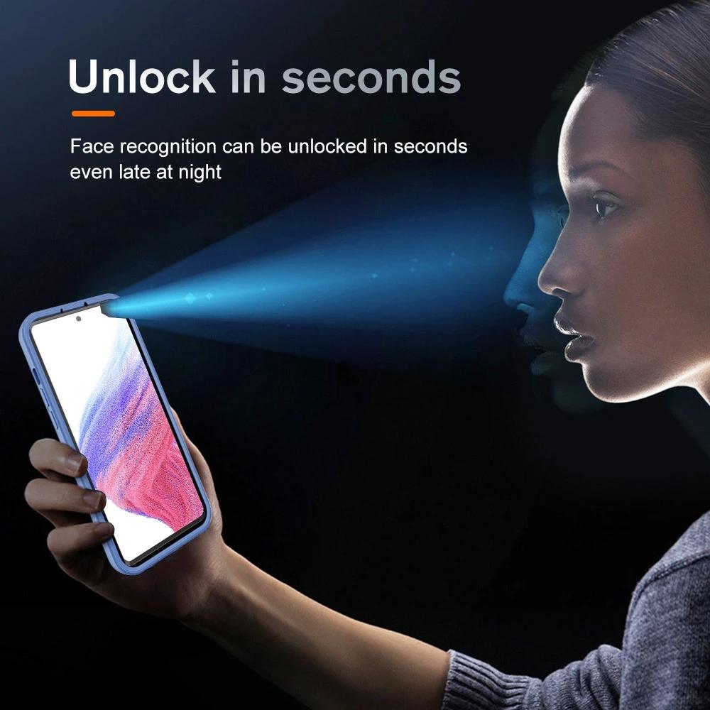 Lyxigt 360 Helskärmsskyddsfodral För Samsung Galaxy A54 A53 5G A34 A13 A52 A33 A51 A12 A52S A71 A32 Mjukt Silikon Stötfångarfodral