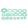 270pcs 18 Sizes Car Air Conditioning Compressor Seals Assortment Kit Green ORing for Water Faucet