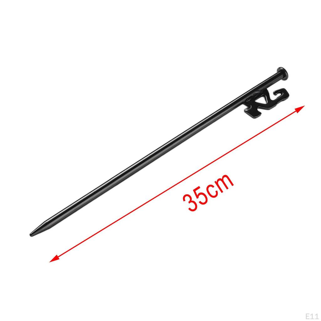 4 Pieces Tent Pegs Durable Canvas Non- Camping Outdoor for Se Accessories