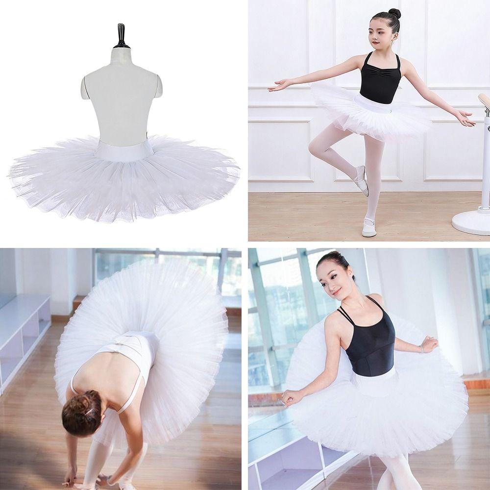 Professional Ballet Tutu White Princess Dress Fashion Ballet Dress  Women