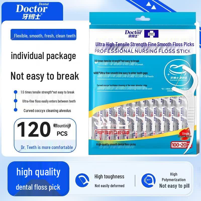 Dr. Tooth Ultra-Strong Dental Floss Picks