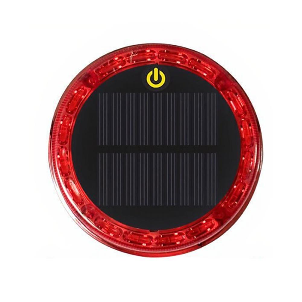 

Light-sensitive Auto-on Solar Tail Light Truck Flash Light красный