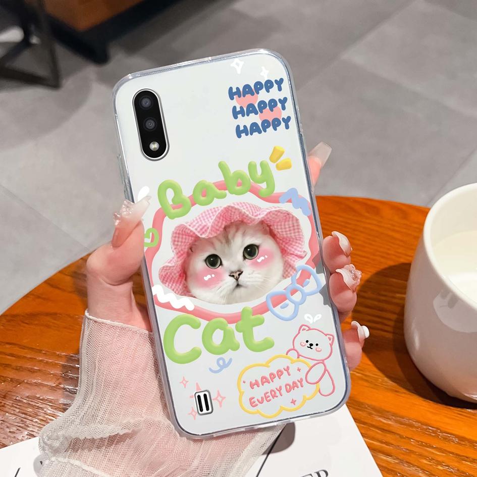 New Cases For Samsung A01 A02 A02S A03 Core A04 A04E A10 A10E A10S A11 A12 A13 A14 A21 A22 New Pink Wings Pattern Silicone High Shockproof For Samsung