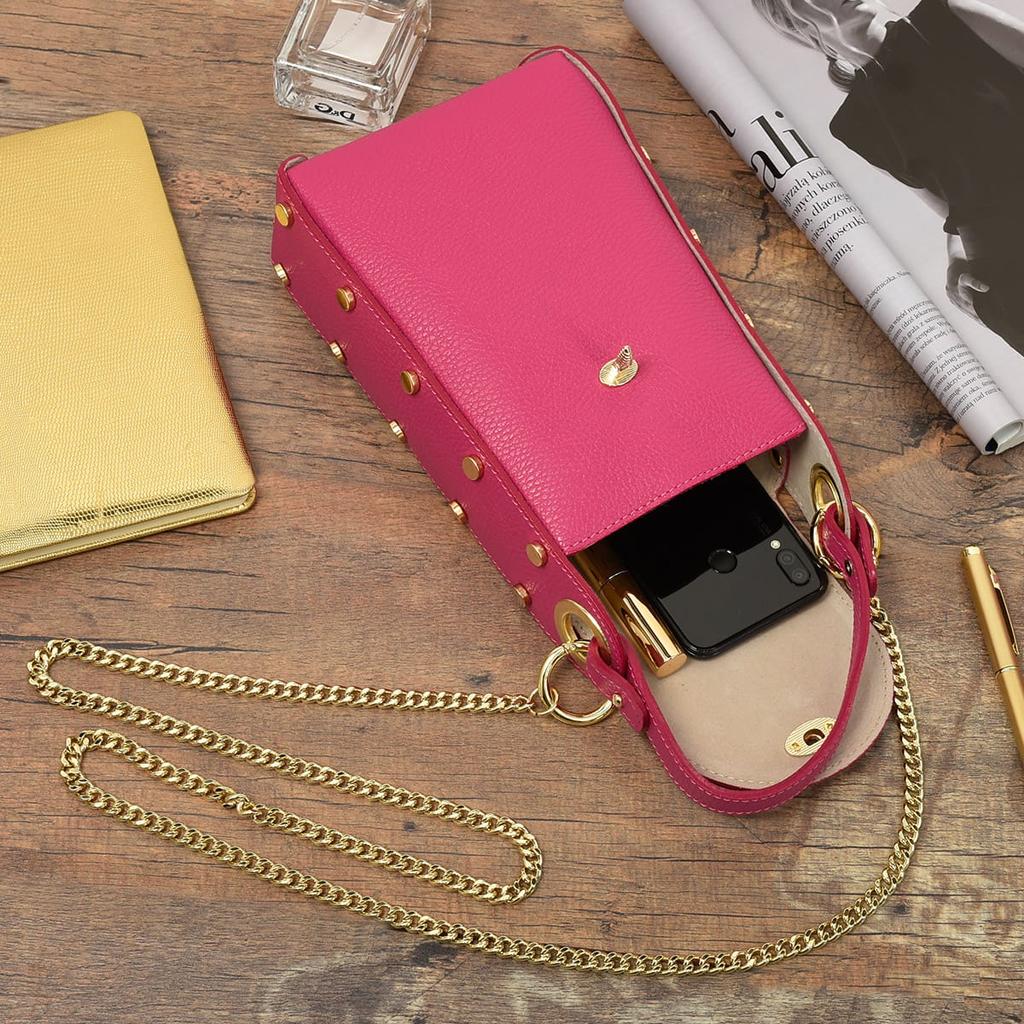 Vezze Vespa Poco Powder Leather Handbag