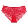 Women Cotton Panties Female Underwear Solid Color Briefs Ladies Panty Lingerie Sexy Lace Hollow Underpants 12 Pcs/set